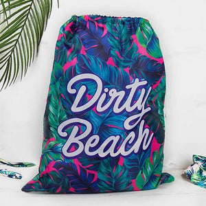 Lavish Slumbers Tropical Dirty Beach Laundry Bag