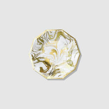 Load image into Gallery viewer, Lavish Slumbers X Coterie Carrara Marble Small Plates - 10 Pack