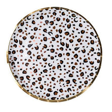 Load image into Gallery viewer, Lavish Slumbers X Jollity Leopard and Gold Dinner Plates - 8 Pack