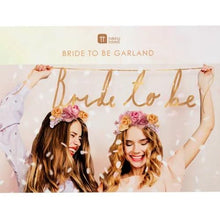 Load image into Gallery viewer, Lavish Slumbers Dazzling Gold Bride To Be Garland